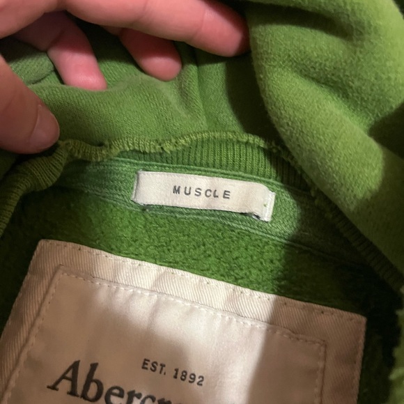 Abercrombie & Fitch Green Hoodie - Picture 3 of 3